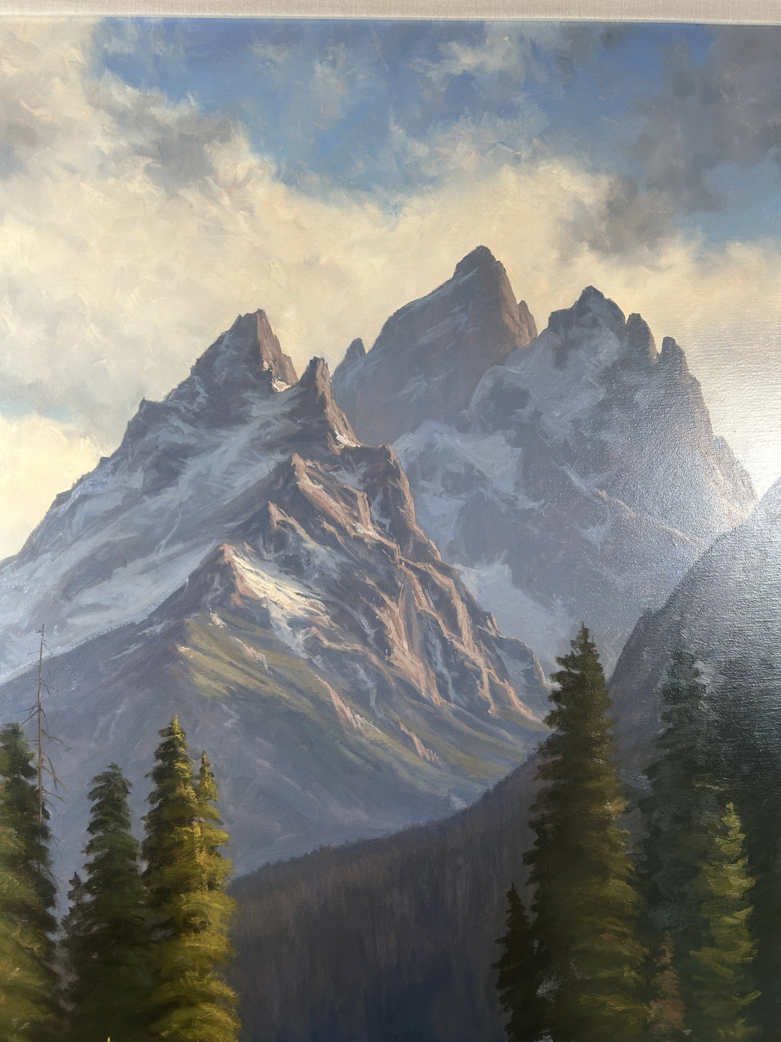 Robert Harper Mountain Landscape exquist Frame - 5