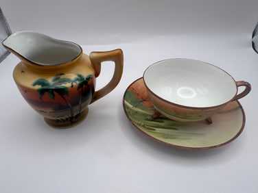 Japanese Creamer & Teacup