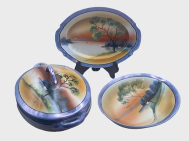 Hasegawa Porcelain Plate Set