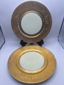 Furstenberger Gilded Decorative Plates