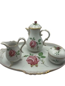 Schierholz Pink Rose Tea Set