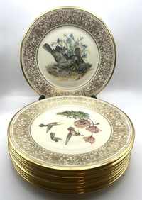 Lenox Porcelain "Woodland Wildlife" Plates