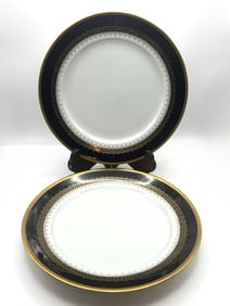 Weimar Porcelain Kobalt Large Dinner Plates