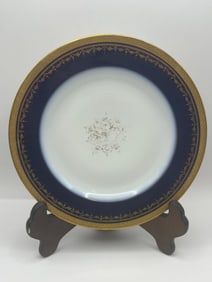 Haviland & Co. Limoges Blue Cobalt Porcelain Decorative Plate