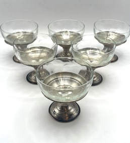 Sterling Silver & Crystal Compote Bowls