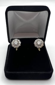 Gold & Paste Diamonds Earrings & Ring