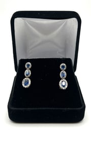 Ceylon Sapphire Earrings