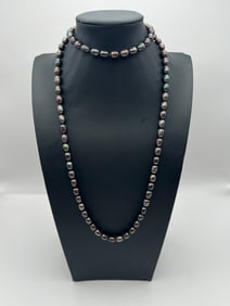 Black Pearl Necklace