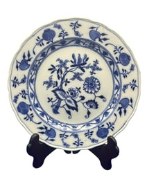 Meissen Porcelain "Blue Onion" Plate