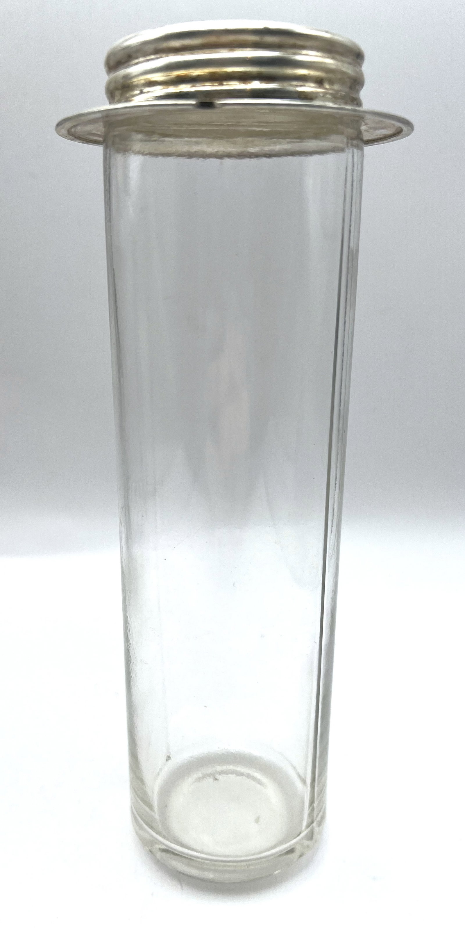 Large Crystal Serving Pitcher W/ Ice Insert - 6