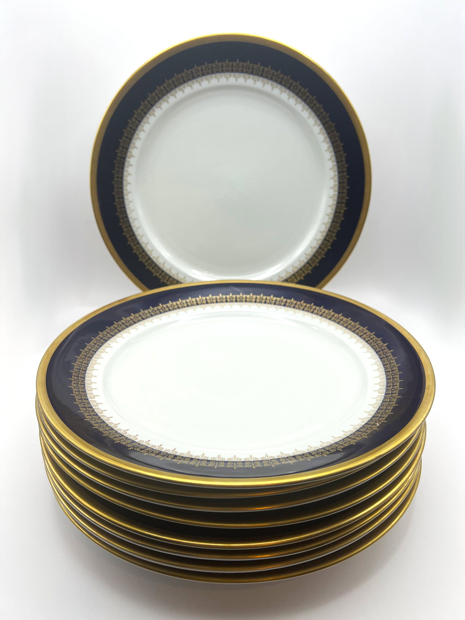 Weimar Porcelain Kobalt Dinner Plates (1 of 2)