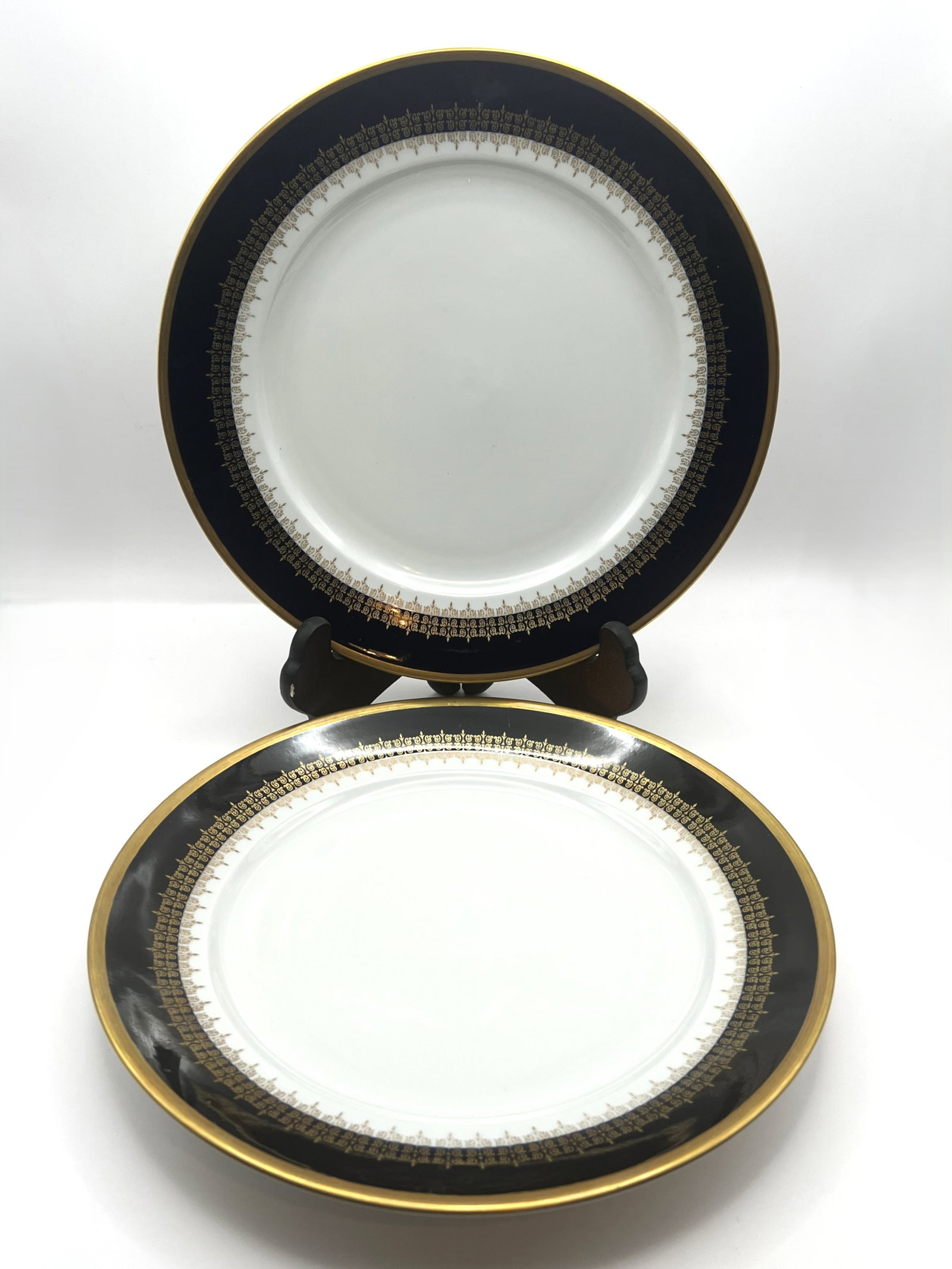 Weimar Porcelain Kobalt Large Dinner Plates (1 of 5)