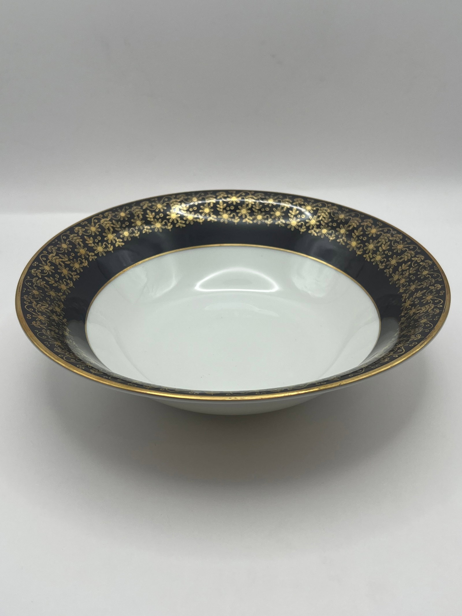 Weimar Porcelain Kobalt Oval Bowl (1 of 4)