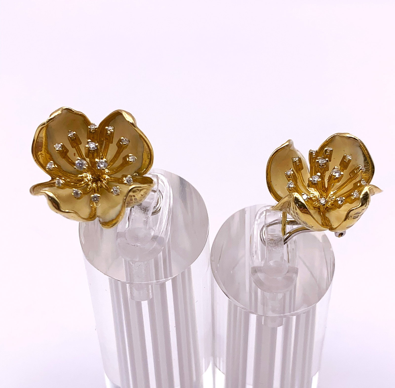 Roberto Bravo Gold & Diamond Earrings (1 of 6)