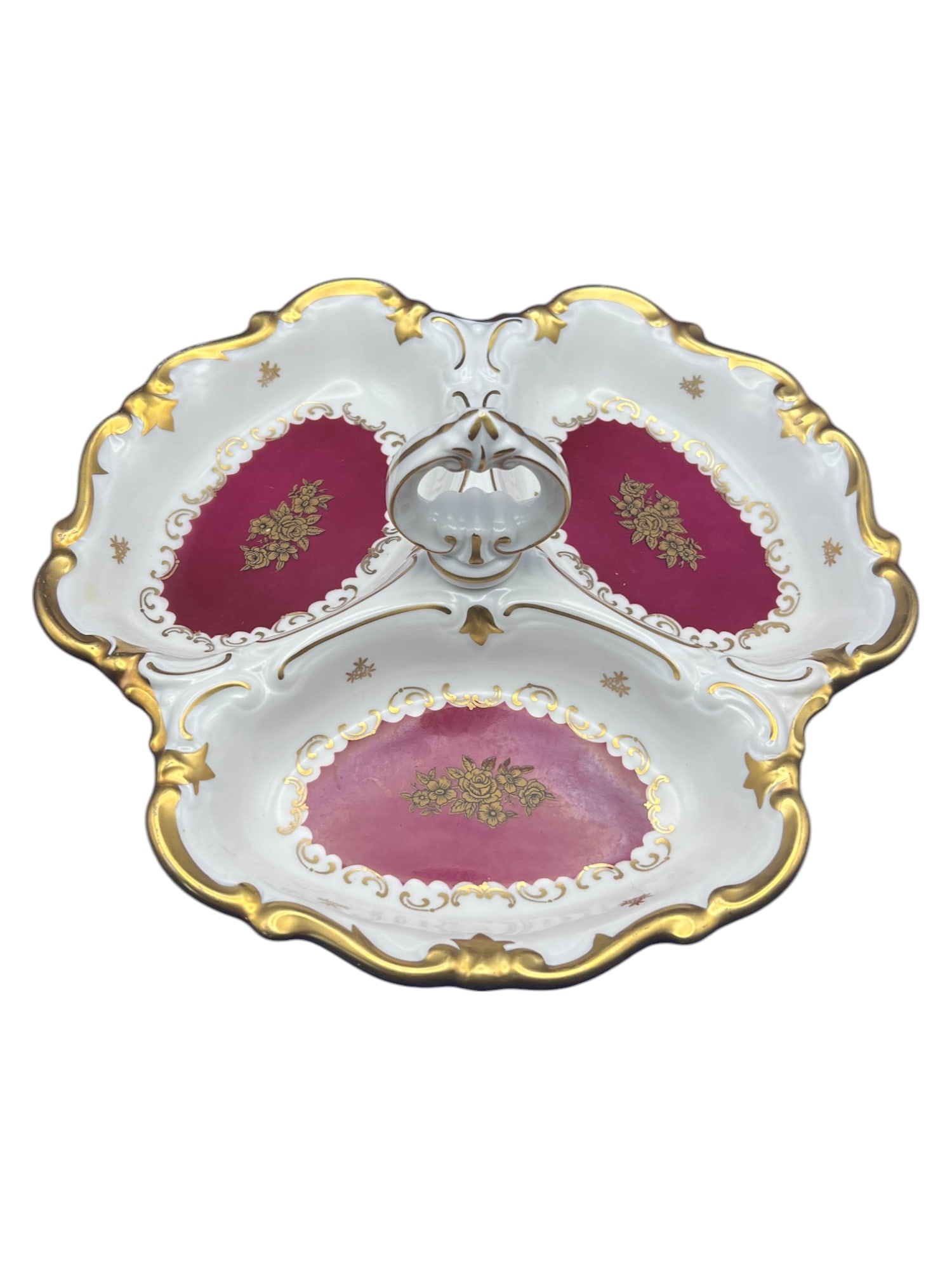 Reichenbach Porcelain Three-Lobed Serving Dish (1 of 4)