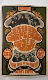 Greatful Dead Jefferson Airplane Poster