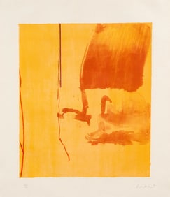 "Harvest", Lithograph by Helen Frankenthaler
