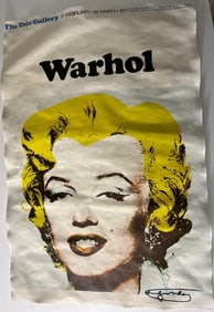 Warhol Tate Galley Marilyn Signed