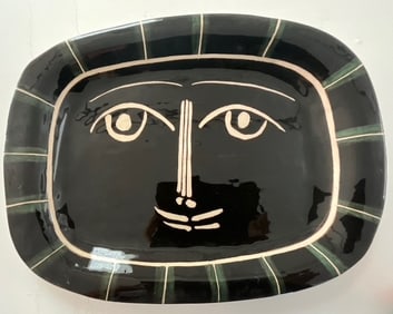 Pablo Picasso Ceramic charger after
