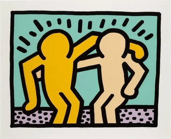 Keith Haring "Best Buddies" Print