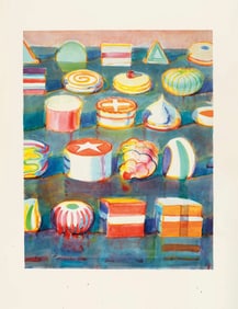 Wayne Thiebaud (American, 1920-2021) Display Rows, After