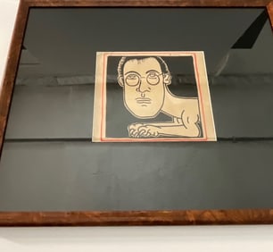 Self Portrait Mixed media on paper Keith Haring
