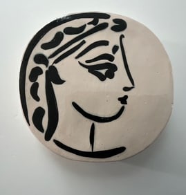 Pablo Picasso Ceramic charger after
