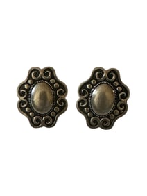 Old Pawn Sterling Silver Post Earrings.
