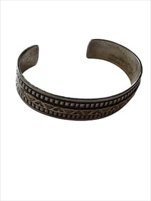 Old Pawn Sterling Silver Bracelet Signed and Stamped Sterling