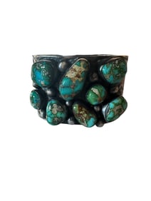 Chimney Butte Sonoran mountain vintage sterling silver cuff
