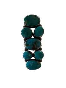 Navajo Turquoise Sterling silver ring size 8.25