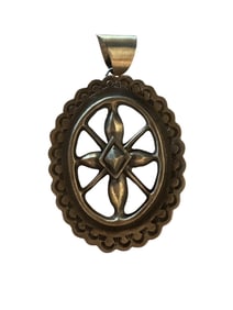 Chimney Butte Sterling silver statement pendant