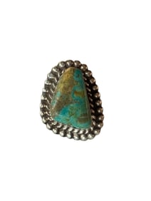 Navajo Royston Turquoise Sterling silver ring size 7
