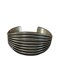Old pawn Navajo Sterling silver cuff