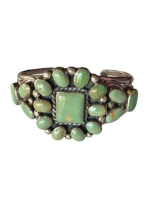 Old pawn Navajo Royston Turquoise Sterling silver cuff
