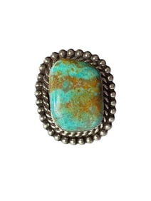 Navajo Royston Turquoise Sterling silver ring size 9