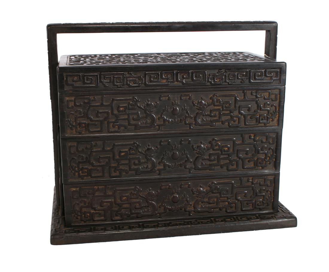 LARGE CARVED ZITAN LUNCH BOX (1 of 10)