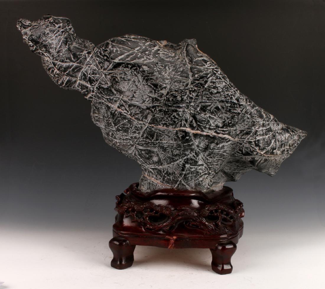 LARGE SCHOLAR'S STONE ON STAND (1 of 5)