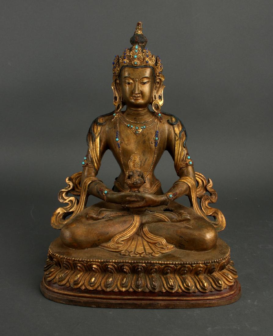 BRONZE MEDITATION BUDDHA (1 of 8)
