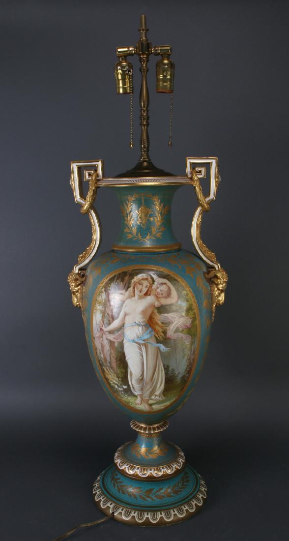 SEVRES LAMP SIGNED THOMAS ALLEN, 1877 (1 of 10)