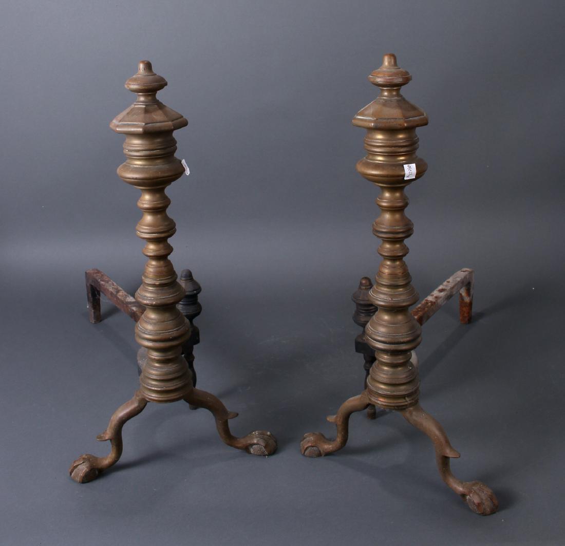PAIR OF FEDERAL ANDIRONS (1 of 5)