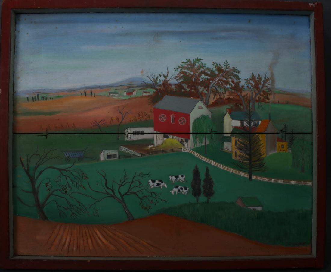 "LONG LANE FARM" BY DAVID ELLINGER (1913-2003) (1 of 10)