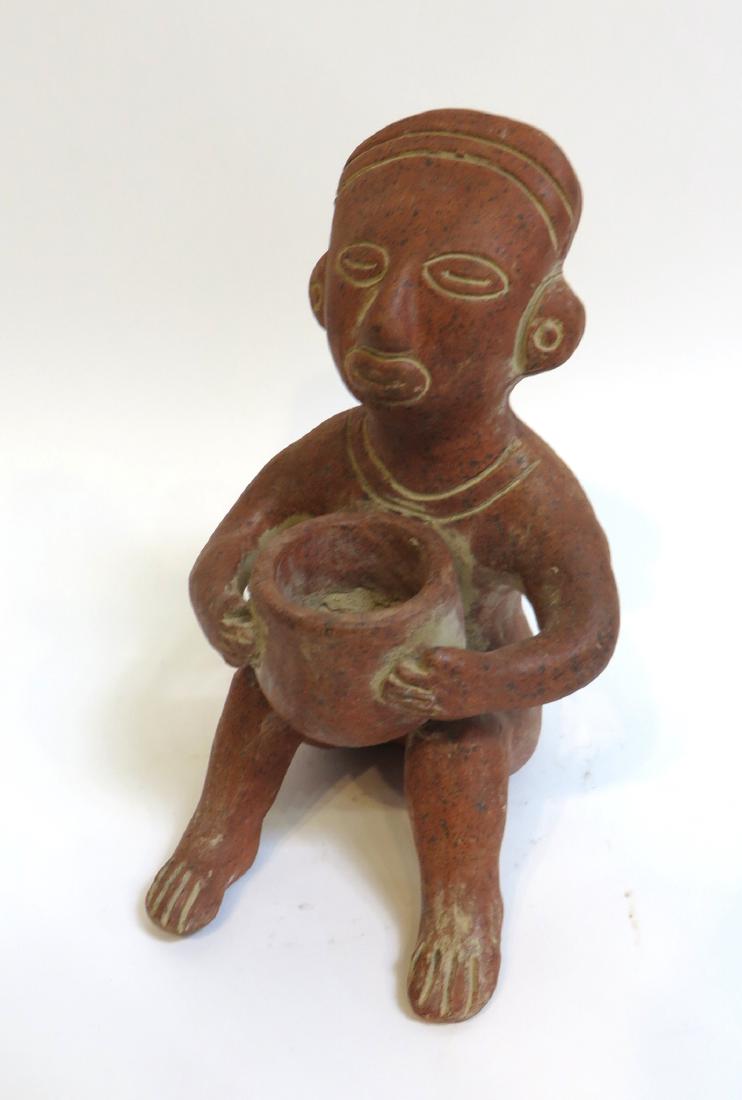 MEXICAN TERRA COTTA STATUE (1 of 4)