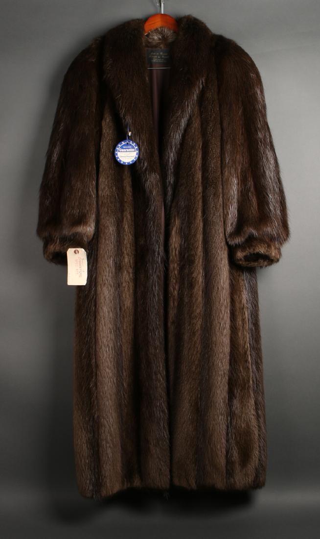FULL LENGTH BEAVER FUR COAT (1 of 6)