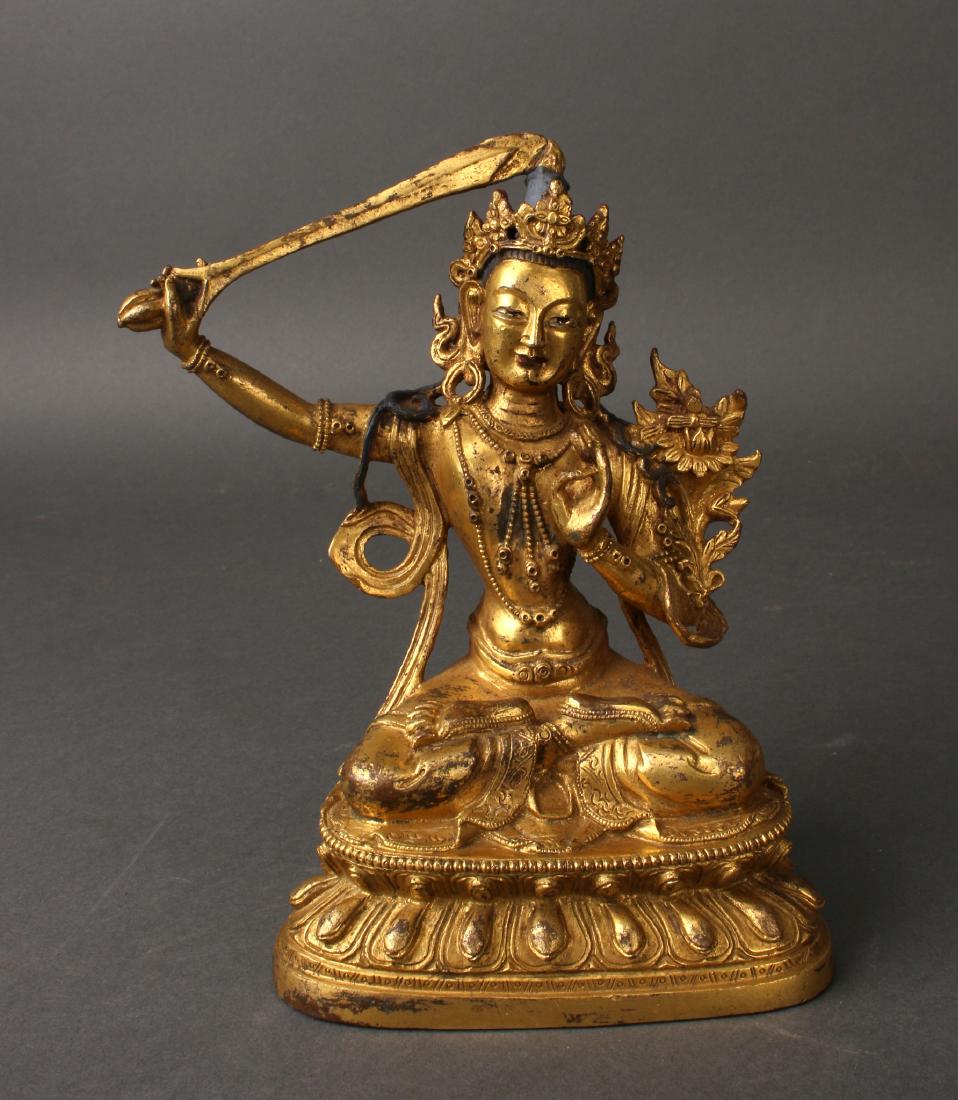BRONZE TARA WITH SWORD (1 of 6)