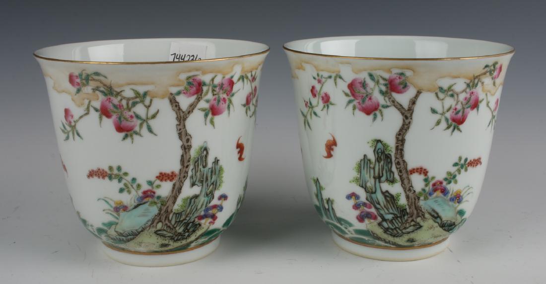 PAIR OF LARGE TEA CUPS (1 of 6)