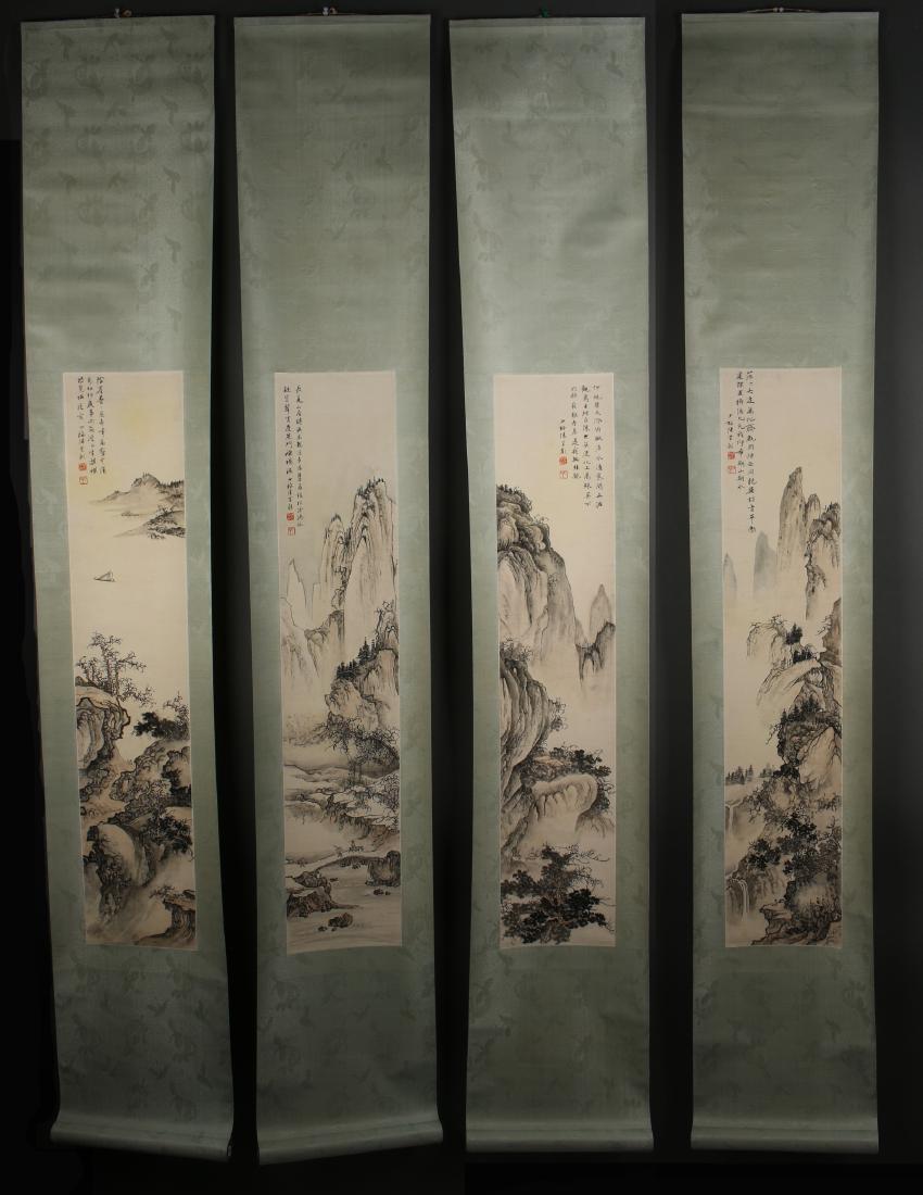 FOUR SCROLLS OF NATURE SCENES (1 of 10)