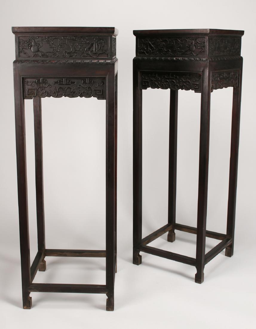 PAIR OF TALL ZITAN STANDS (1 of 10)
