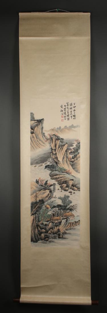 SCROLL OF MOUNTAIN VILLAGE & RIVER (1 of 8)