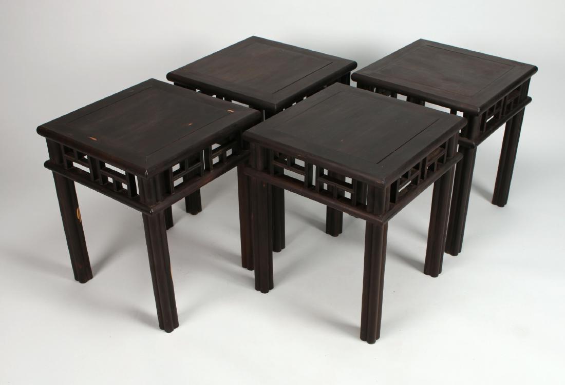 FOUR ZITAN STOOLS (1 of 8)